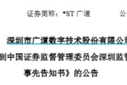 天天黄历顶格重罚！*ST广道实控人被终身市场禁入